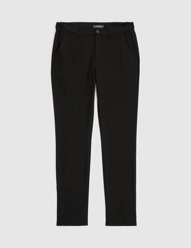 Siyah Slim Fit Kanvas Pantolon