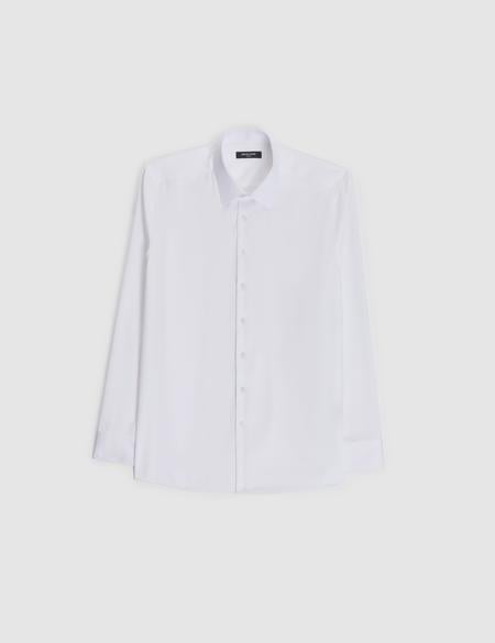 Beyaz Non Iron Easy Care Kumaş Slim Fit Basic Gömlek - 50321020001