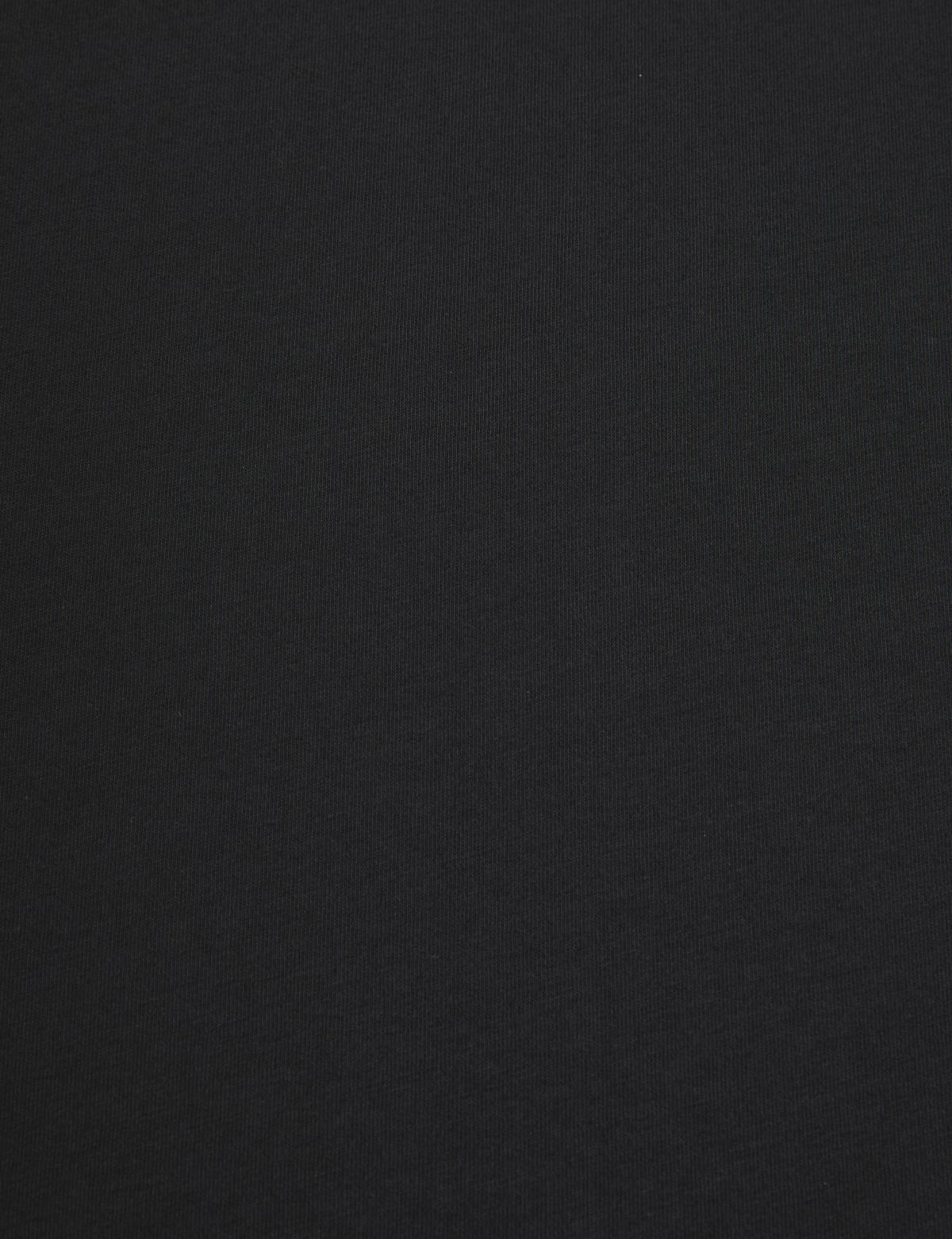 Siyah Comfort Fit %100 Pamuk Bisiklet Yaka Basic Tişört - 50325300056