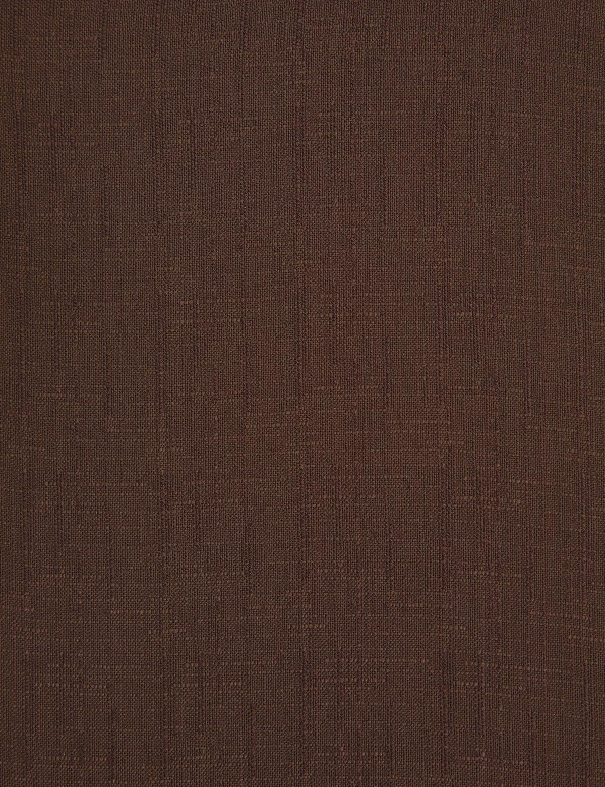 Koyu Kahverengi Slim Fit Kanvas Pantolon - 50320822317