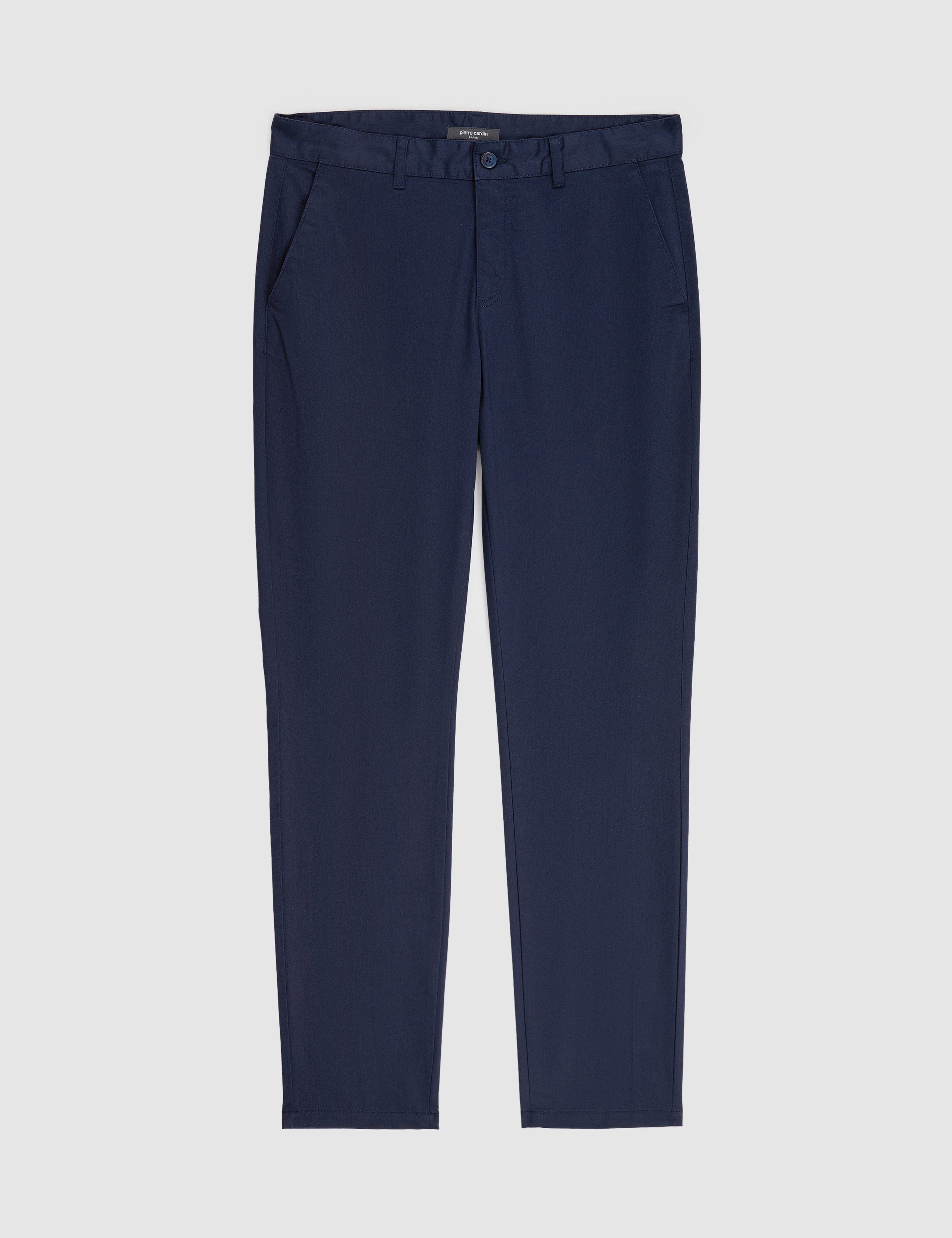 Lacivert Slim Fit Basic Kanvas Pantolon