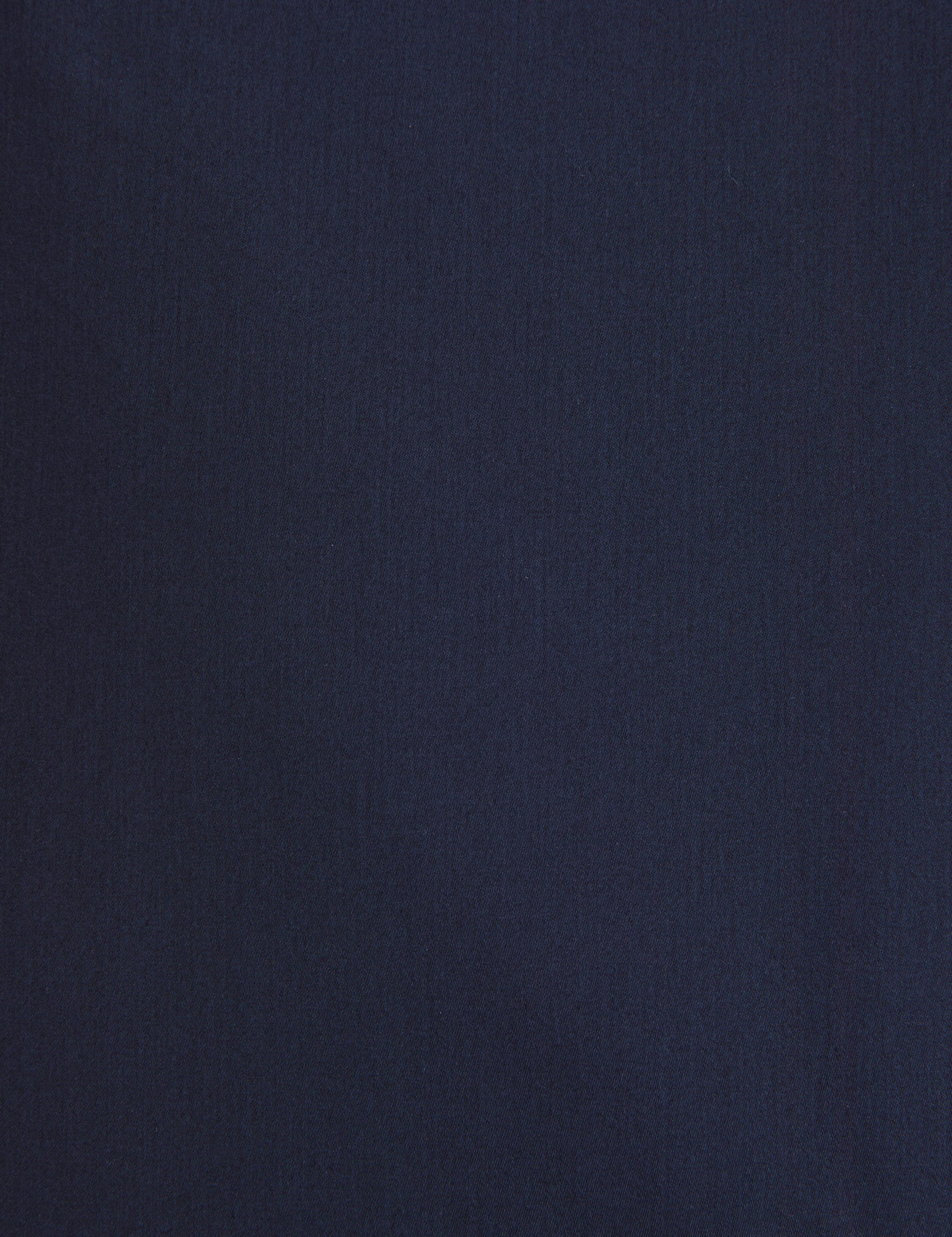 Lacivert Slim Fit Kanvas Pantolon