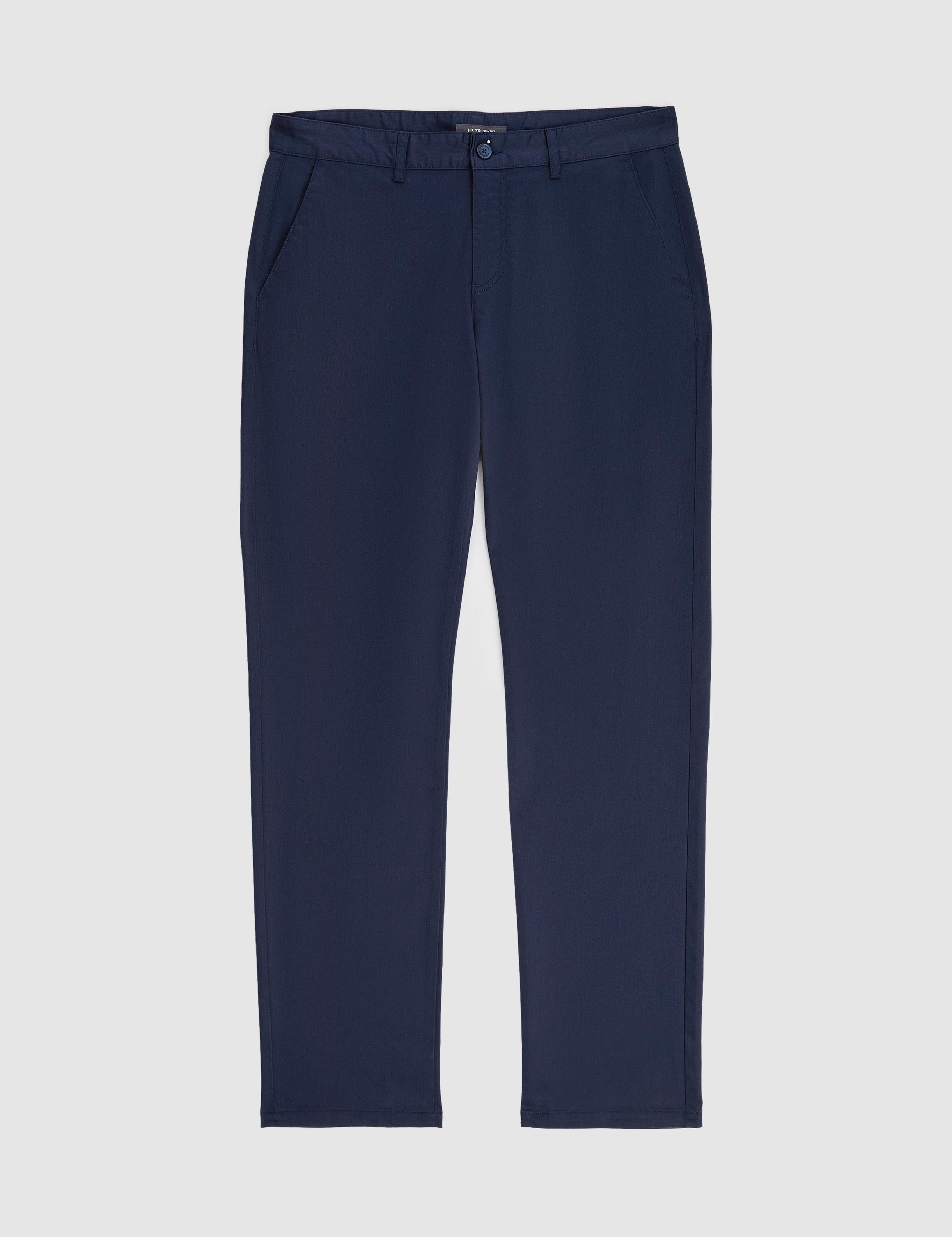 Lacivert Regular Fit Kanvas Pantolon