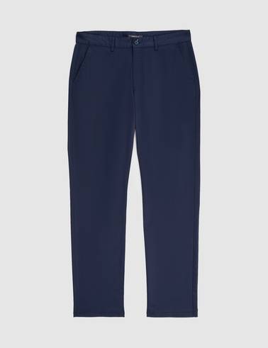 Lacivert Regular Fit Kanvas Pantolon