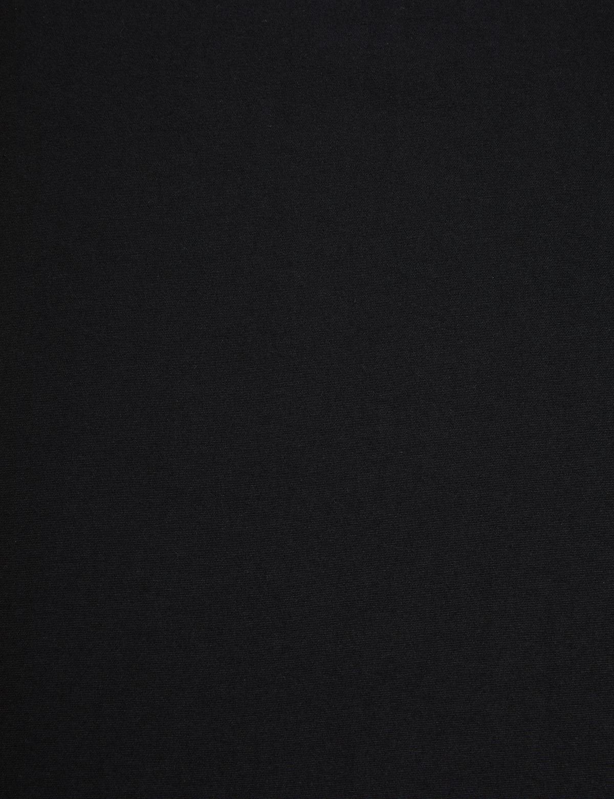 Siyah Oxford Slim Fit Kolay Ütülenebilir Gömlek - 50325365033