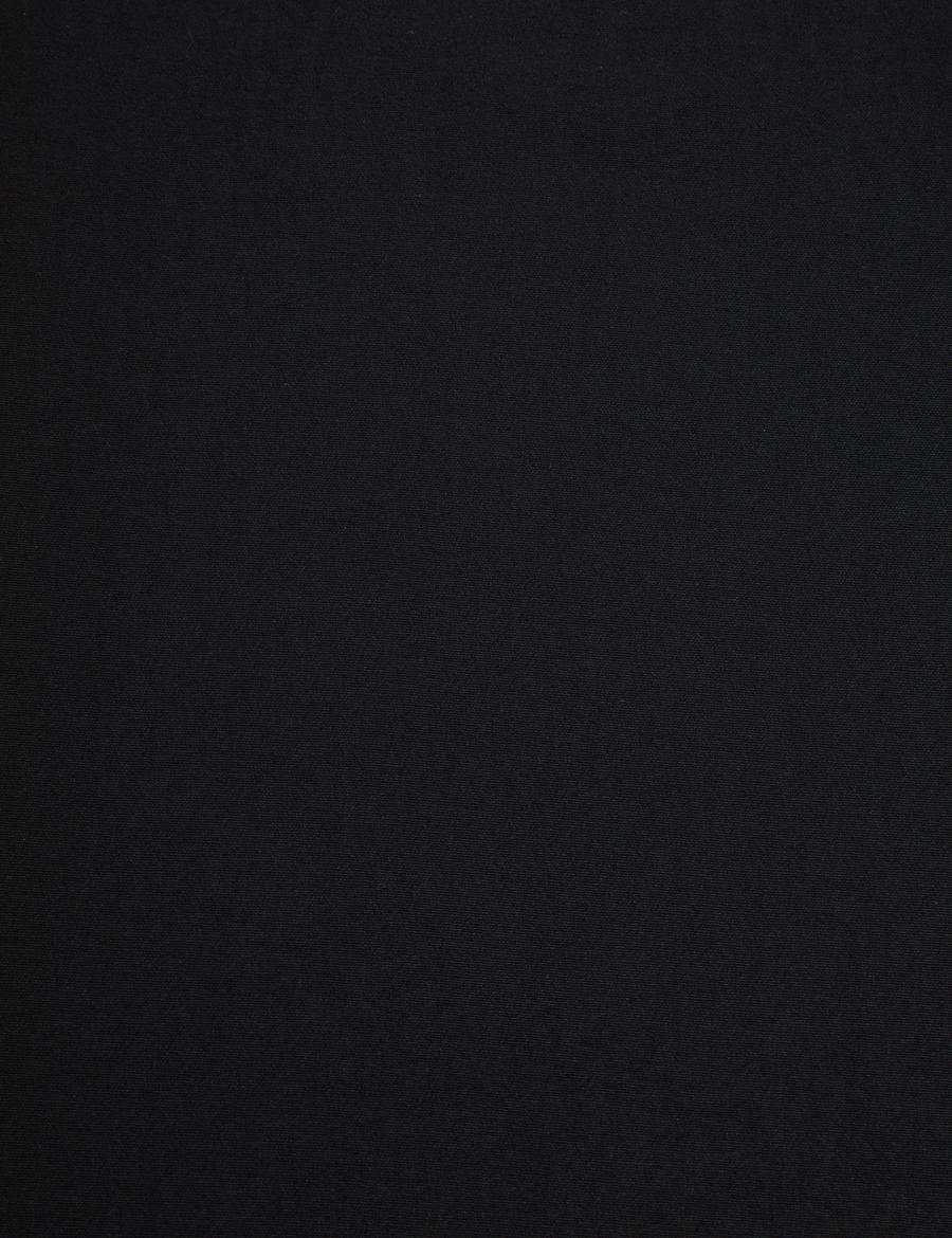 Siyah Oxford Slim Fit Kolay Ütülenebilir Gömlek