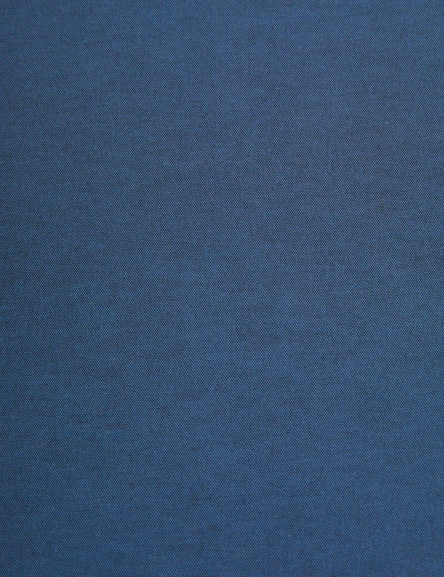 Lacivert Oxford Slim Fit Kolay Ütülenebilir Gömlek