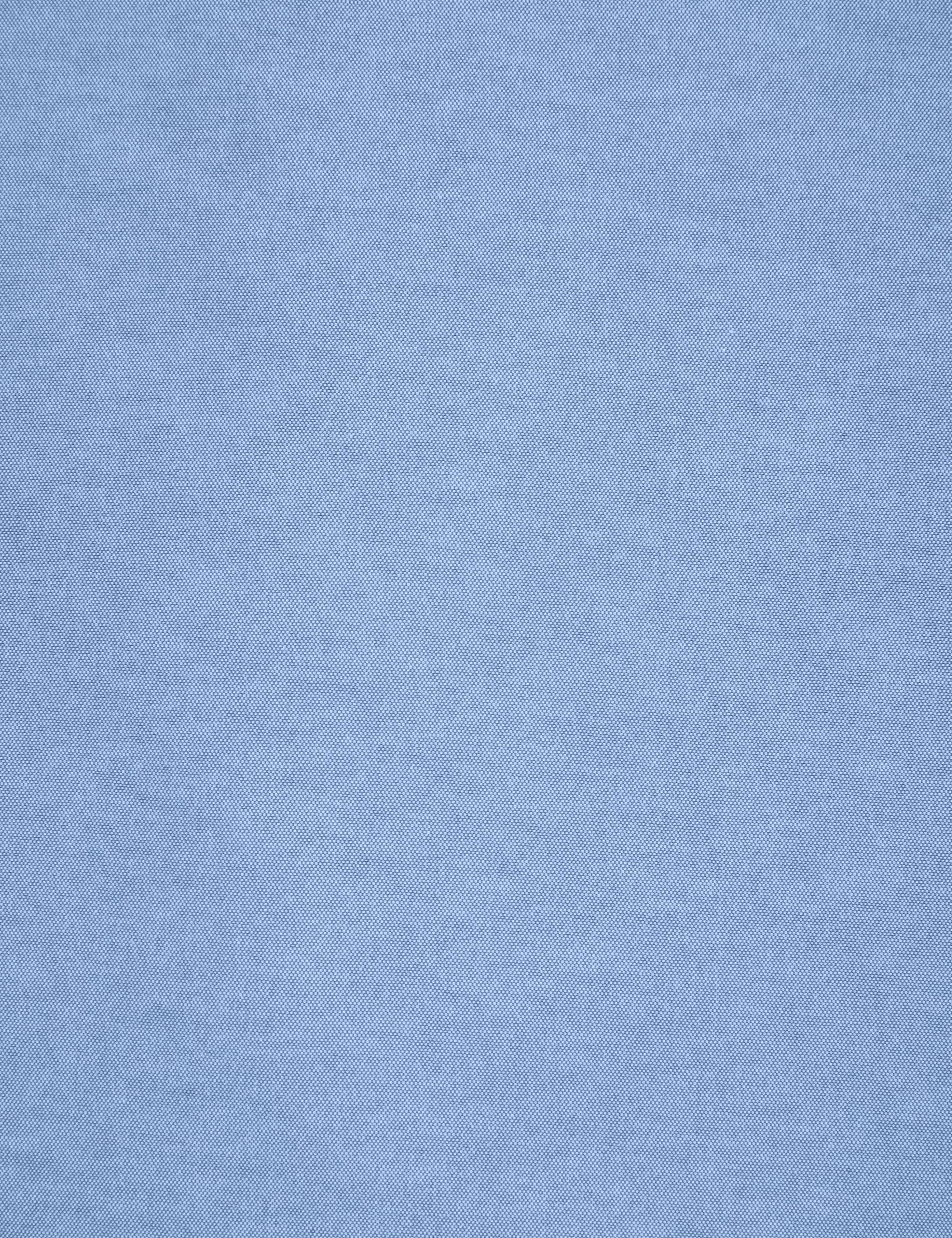 Mavi Oxford Slim Fit Kolay Ütülenebilir Gömlek