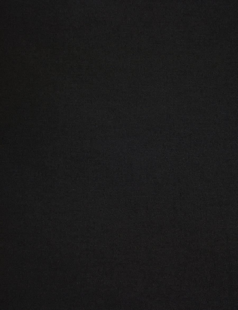 Siyah Regular Fit Uzun Kollu Basic Gömlek