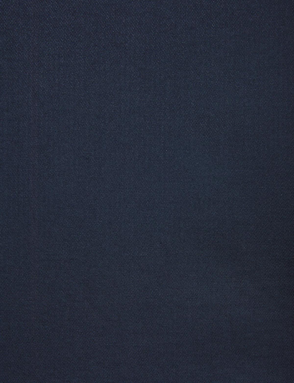 Lacivert Slim Fit Armürlü Uzun Kollu Gömlek - 50325354025