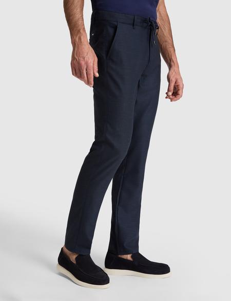Lacivert Slim Fit Kanvas Pantolon - 50320851269