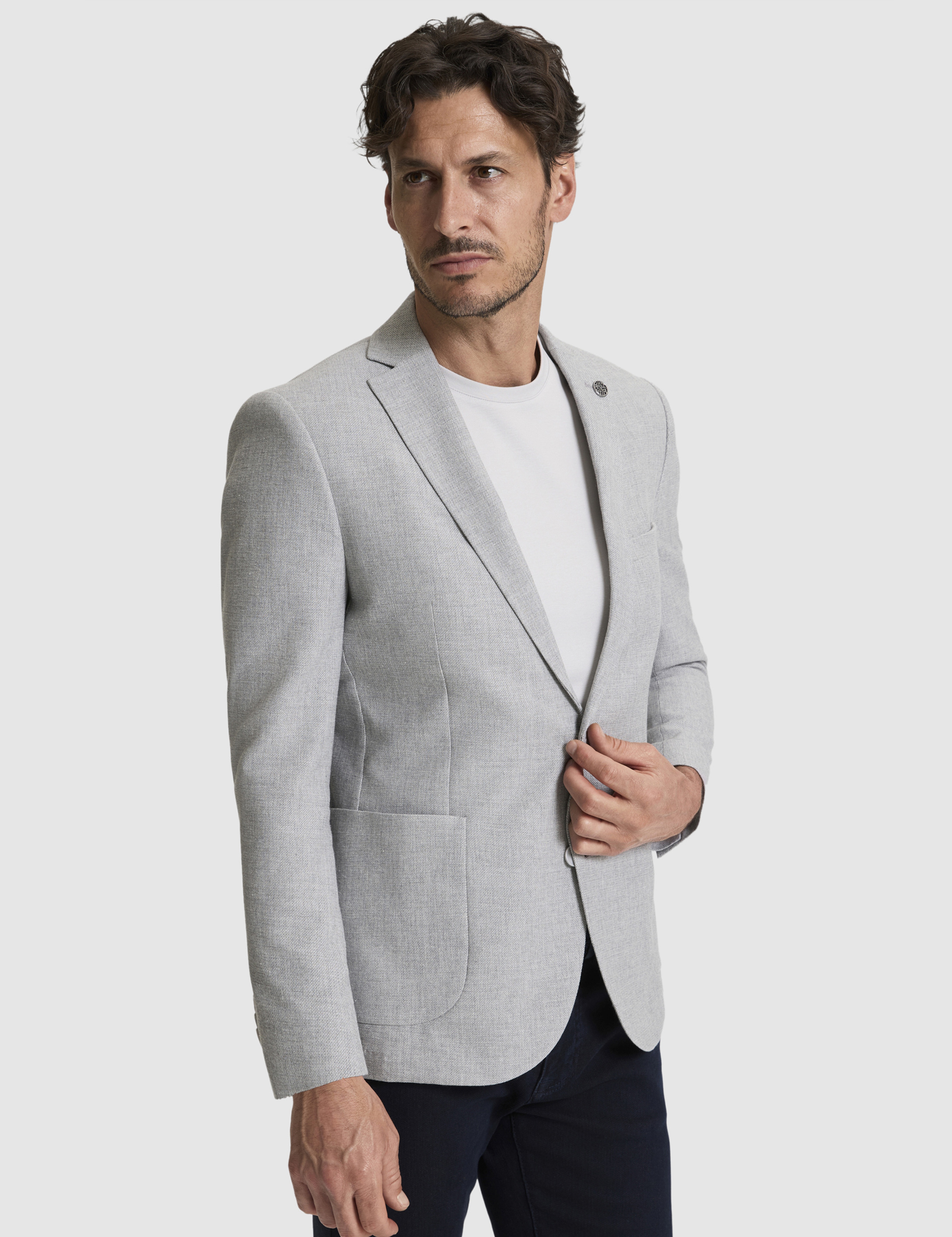 Gri Ex. Slim Fit Ceket - Image 3