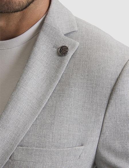 Gri Ex. Slim Fit Ceket - 50324253038