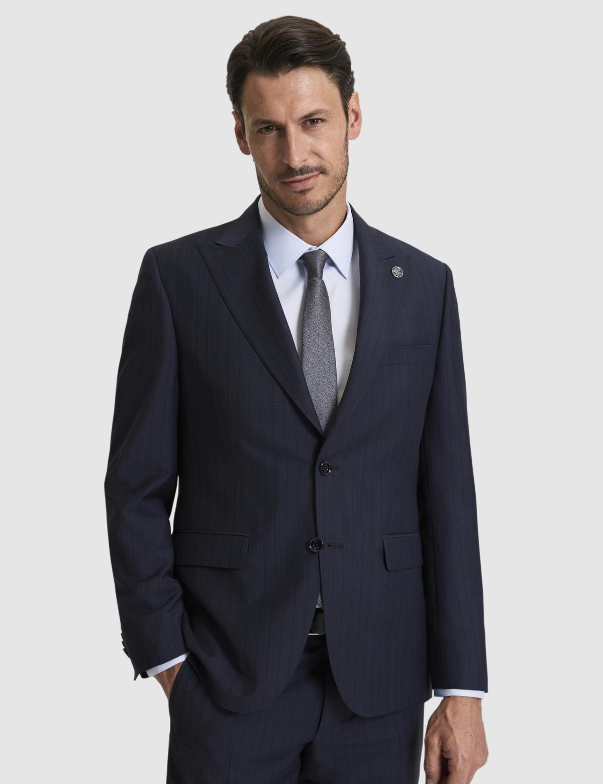 Lacivert Slim Fit Takım Elbise - 50325130011
