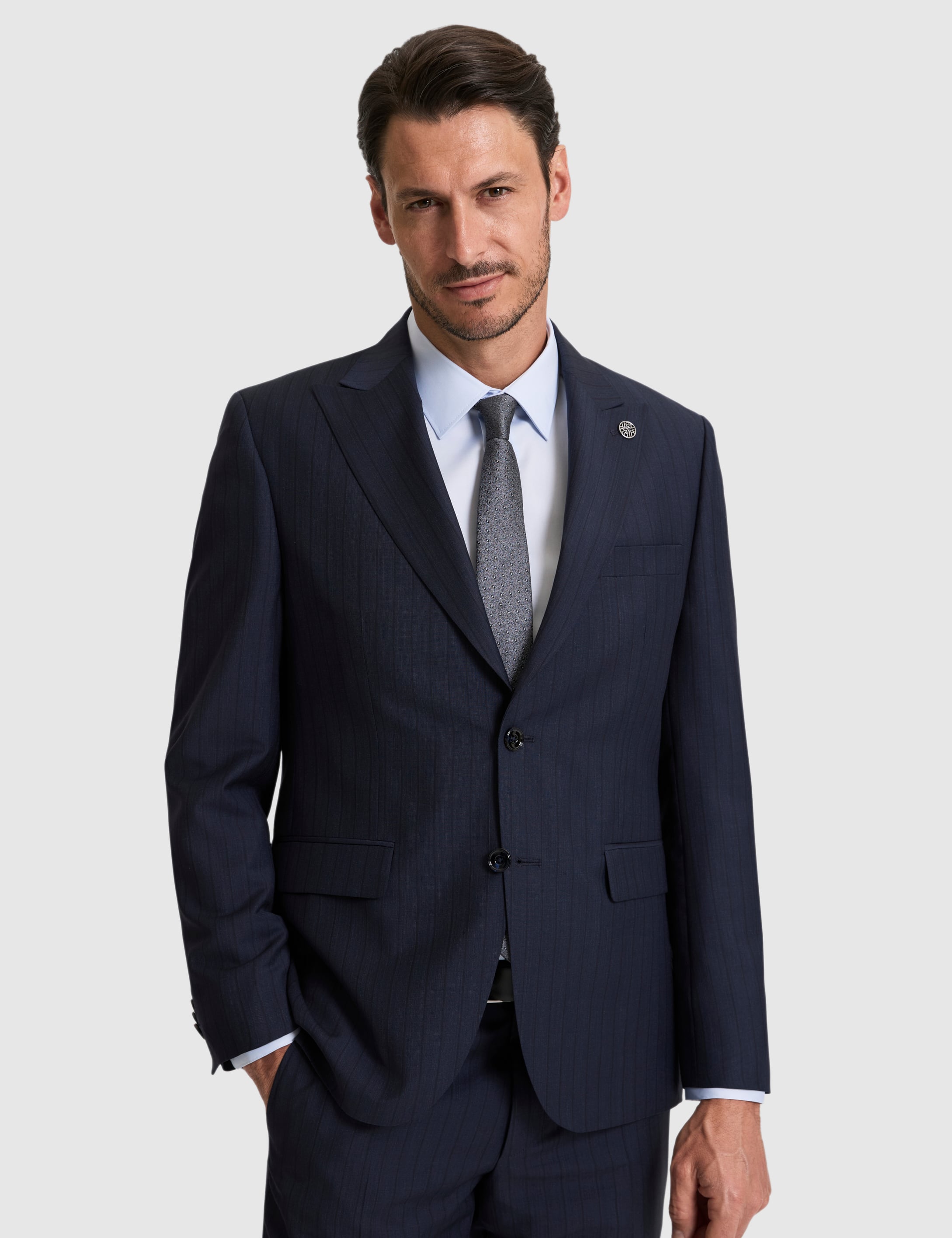Lacivert Slim Fit Takım Elbise