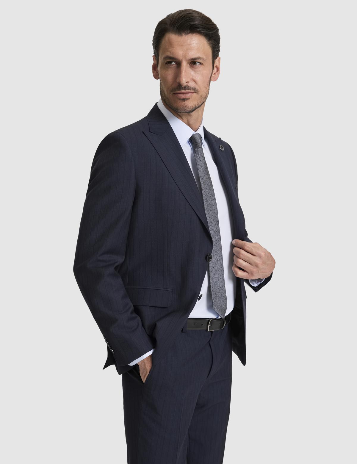 Lacivert Slim Fit Takım Elbise - 50325130011