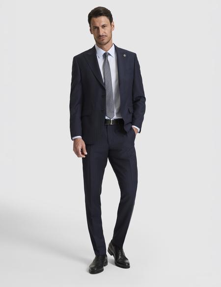 Lacivert Slim Fit Takım Elbise - 50325130011