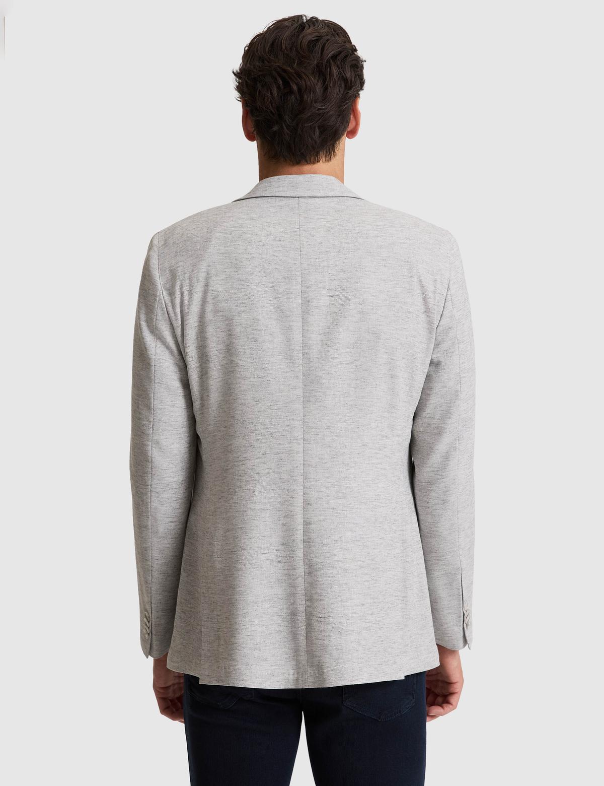 Gri Slim Fit Ceket - 50319613005