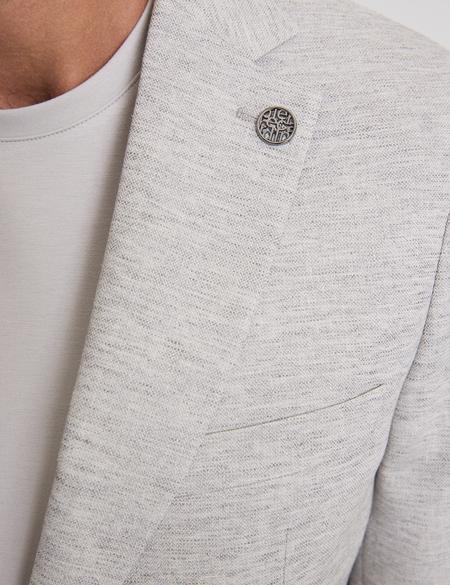 Gri Slim Fit Ceket - 50319613005
