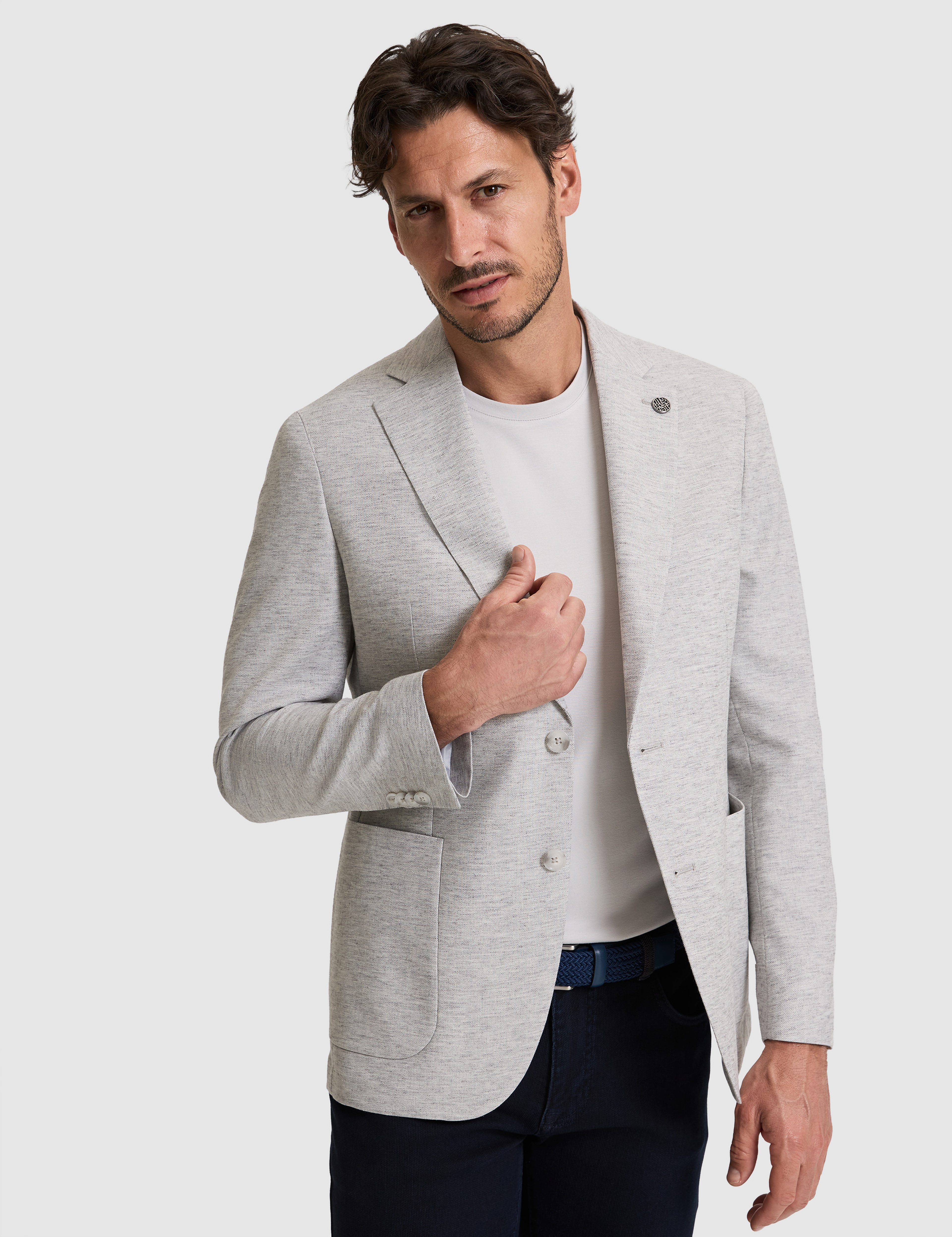 Gri Slim Fit Ceket