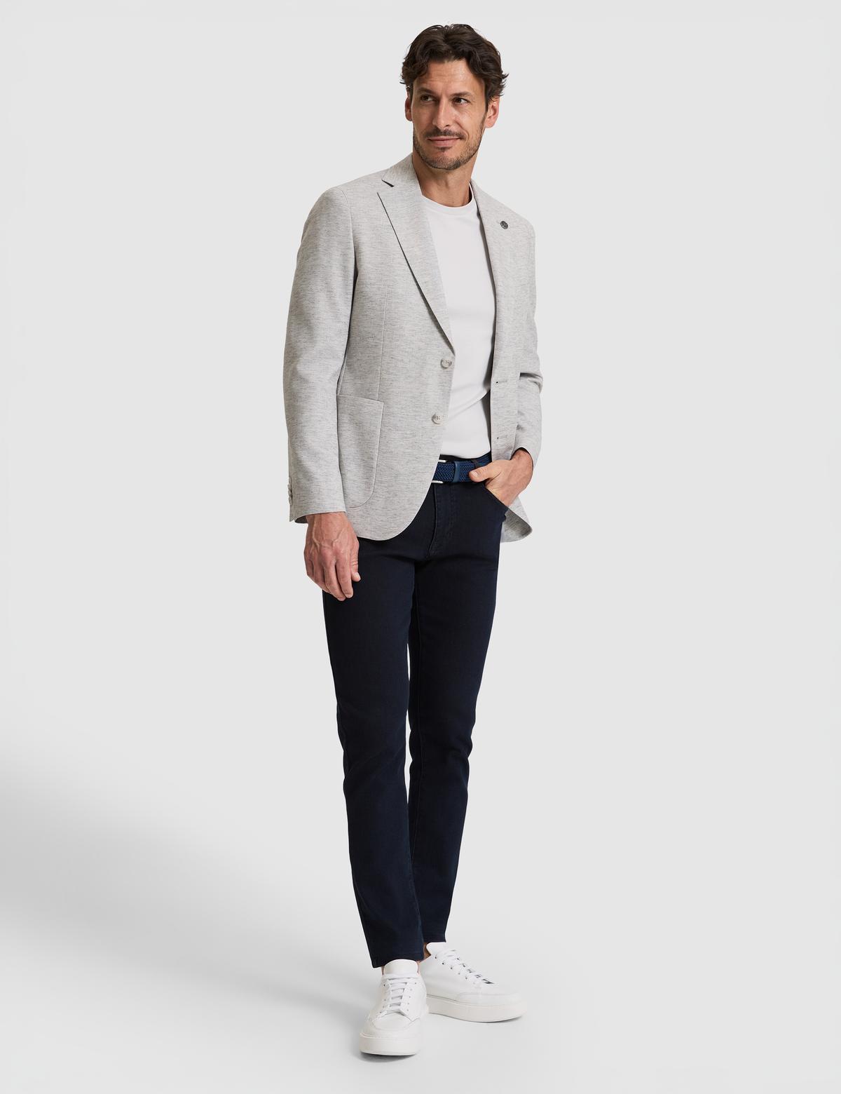 Gri Slim Fit Ceket - 50319613005
