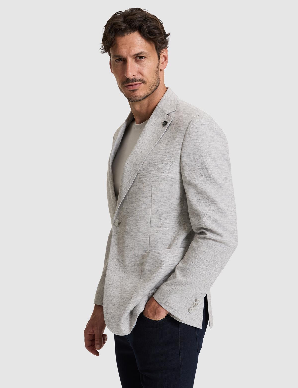 Gri Slim Fit Ceket - 50319613005