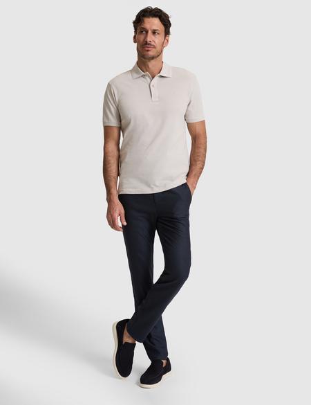 Taş Slim Fit %100 Pamuk Düğmeli Polo Yaka Basic Tişört - 50321128251