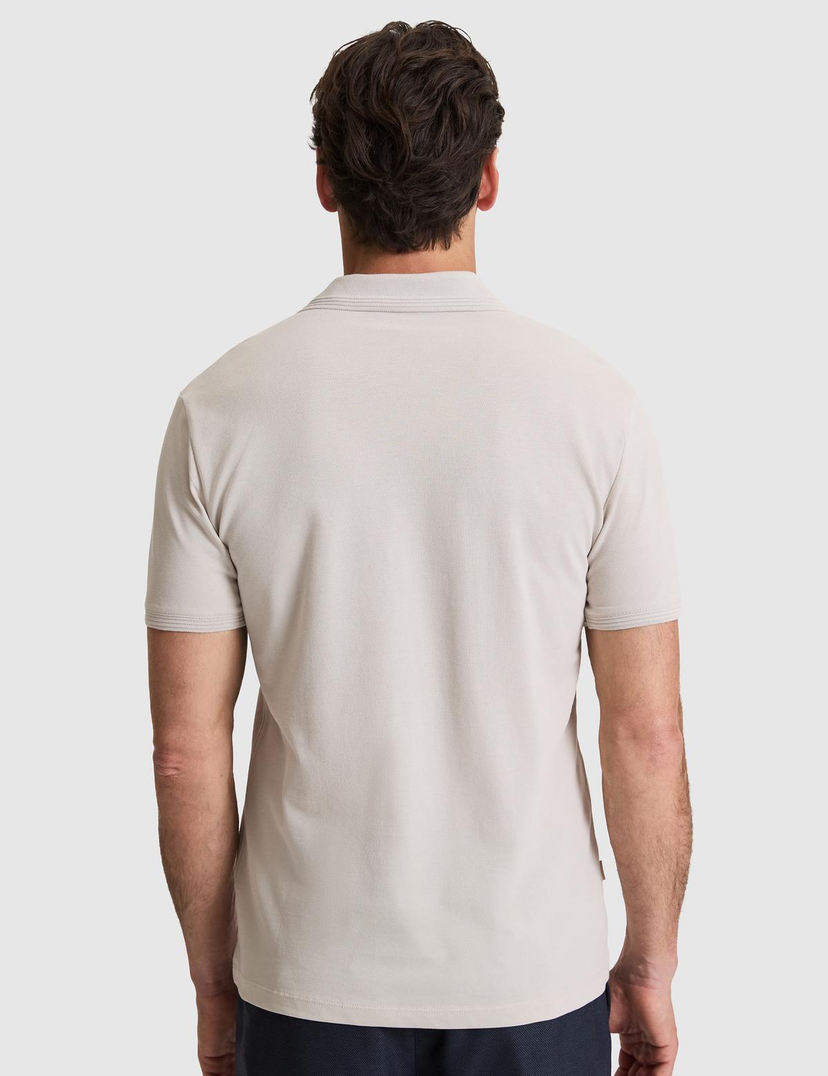 Taş Slim Fit %100 Pamuk Düğmeli Polo Yaka Basic Tişört - 50321128251