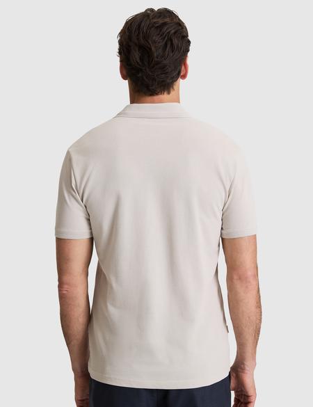 Taş Slim Fit %100 Pamuk Düğmeli Polo Yaka Basic Tişört - 50321128251