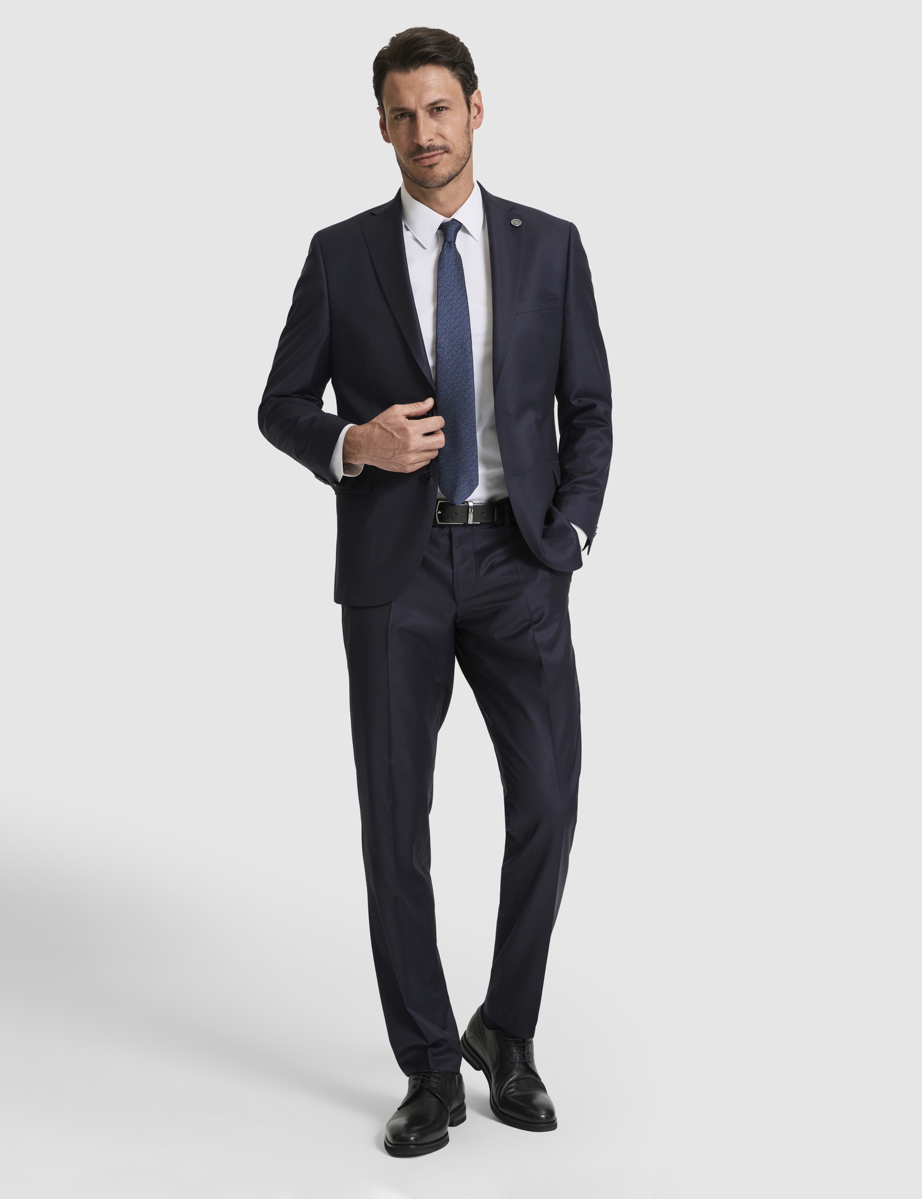 Lacivert Slim Fit Takım Elbise - Image 1