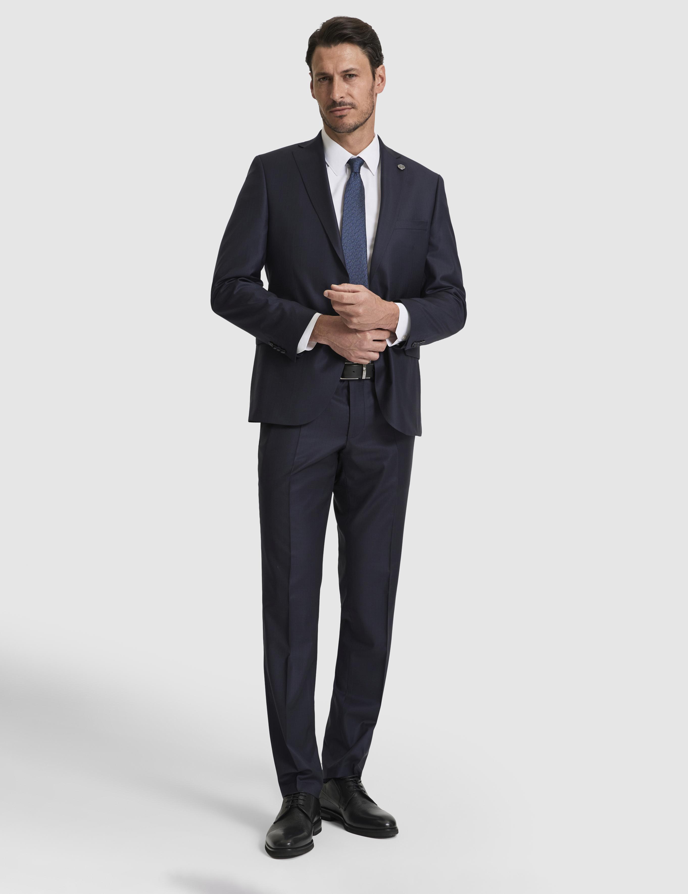 Lacivert Slim Fit Takım Elbise
