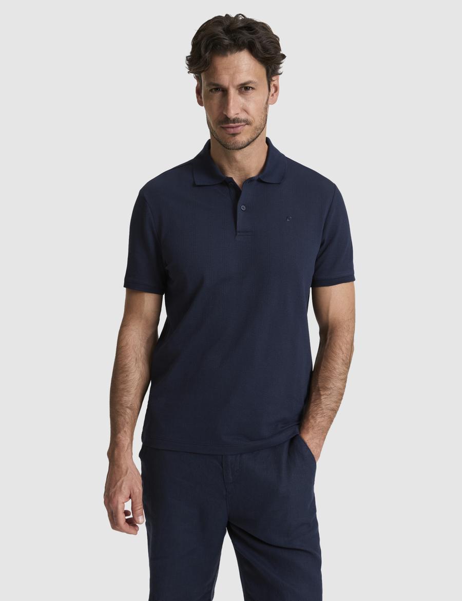 Lacivert Slim Fit Polo Yaka Tişört