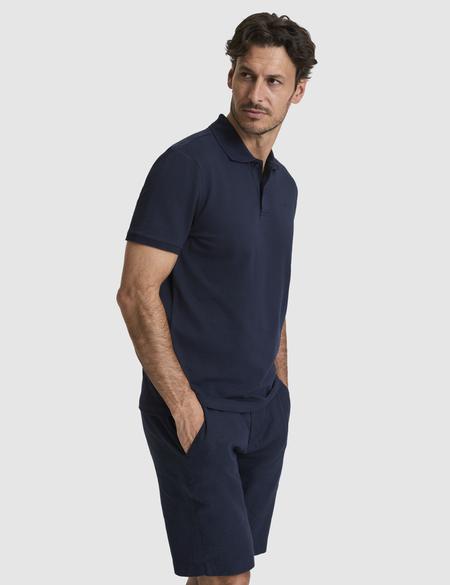 Lacivert Slim Fit Polo Yaka Tişört - 50321192023