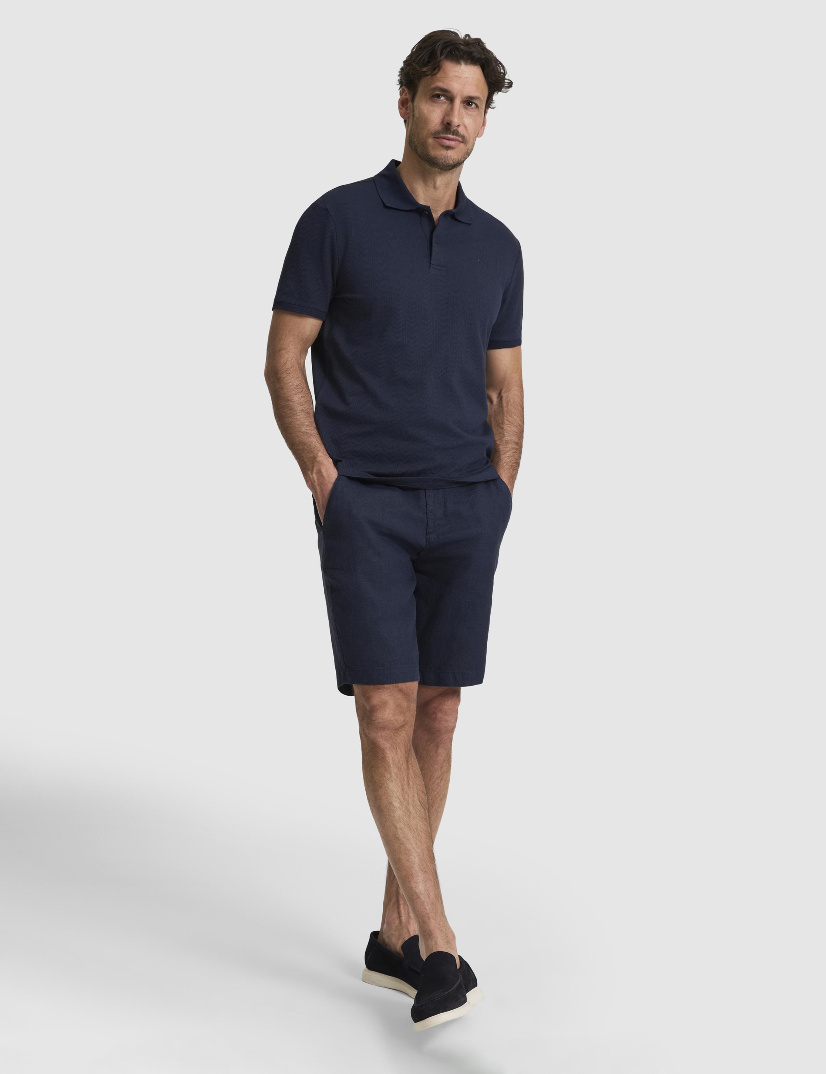 Lacivert Slim Fit Polo Yaka Tişört