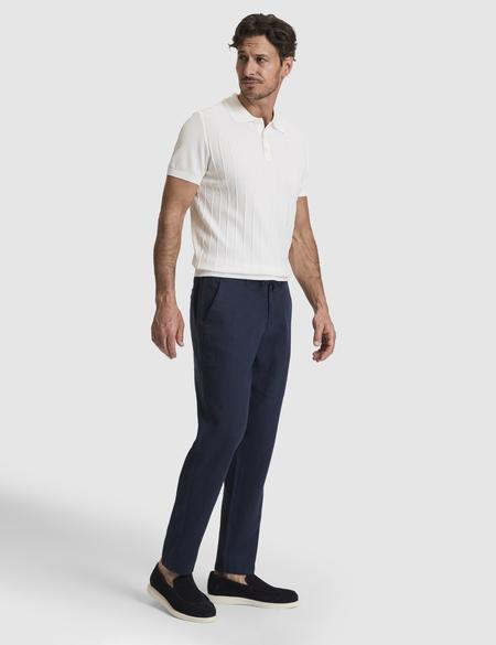 Lacivert Carrot Fit Kanvas Pantolon - 50320846712
