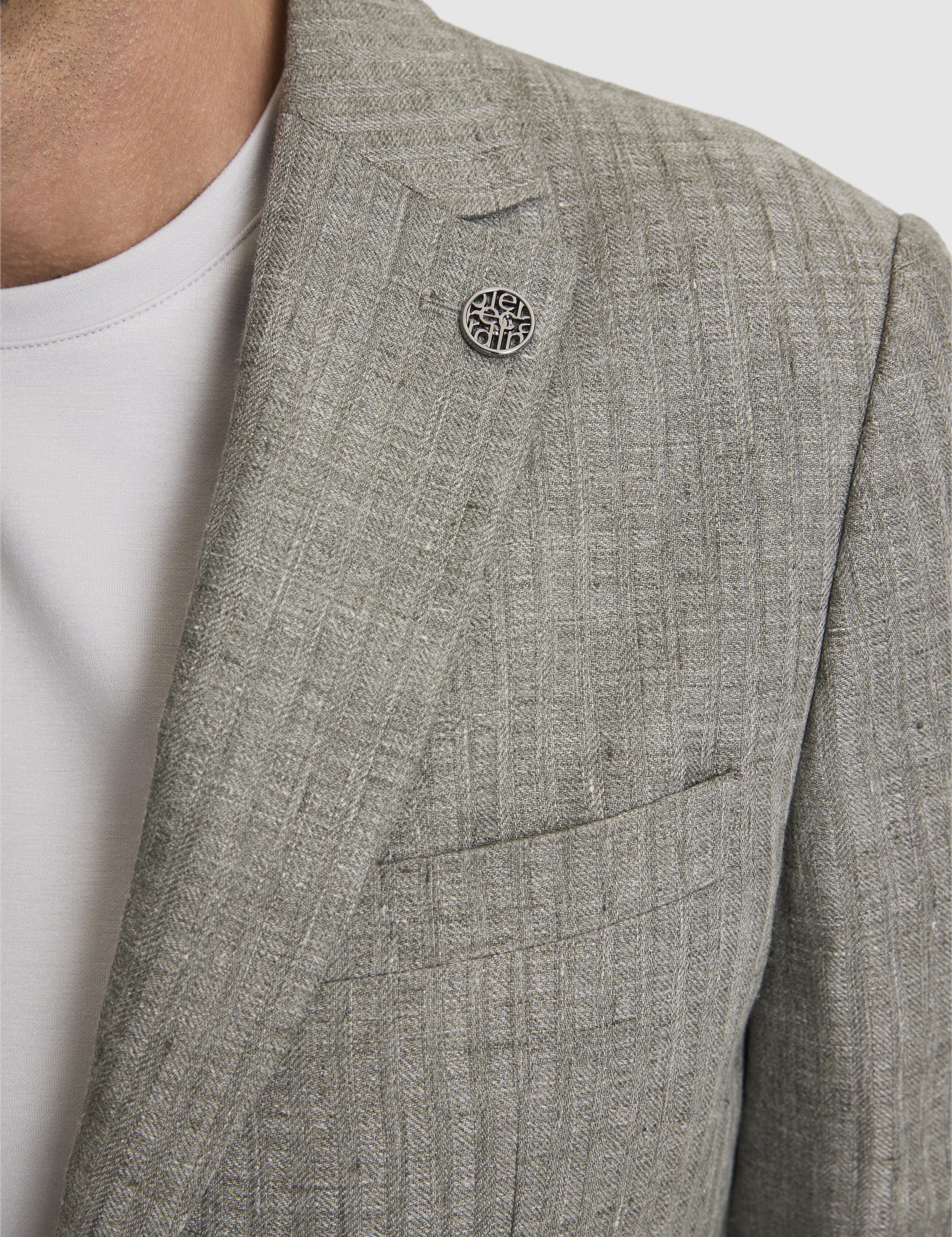 Haki Slim Fit Ceket