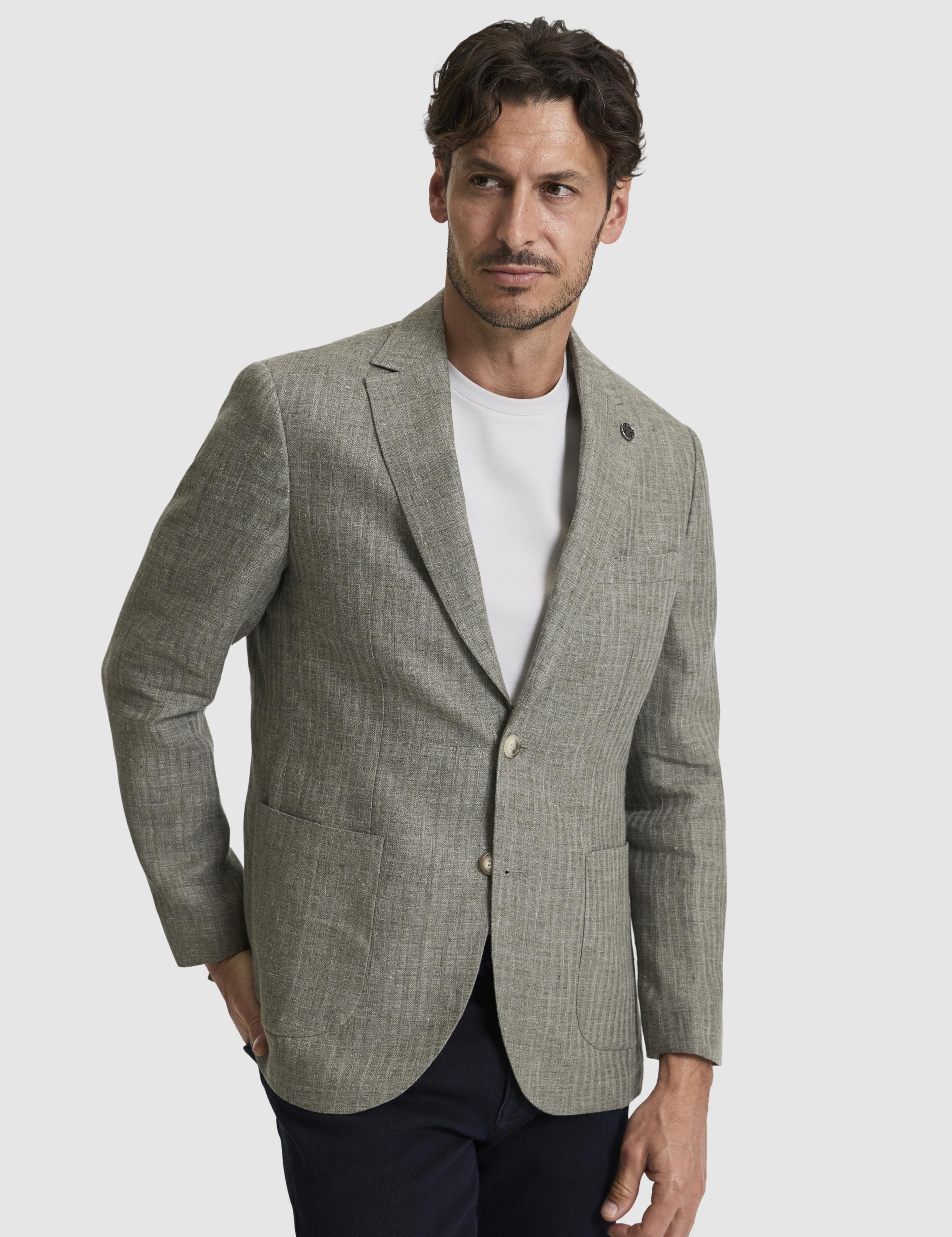 Haki Slim Fit Ceket