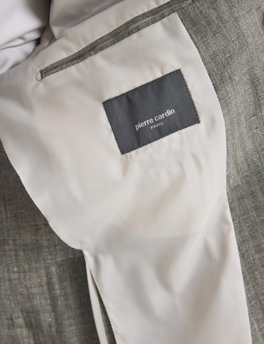 Haki Slim Fit Ceket