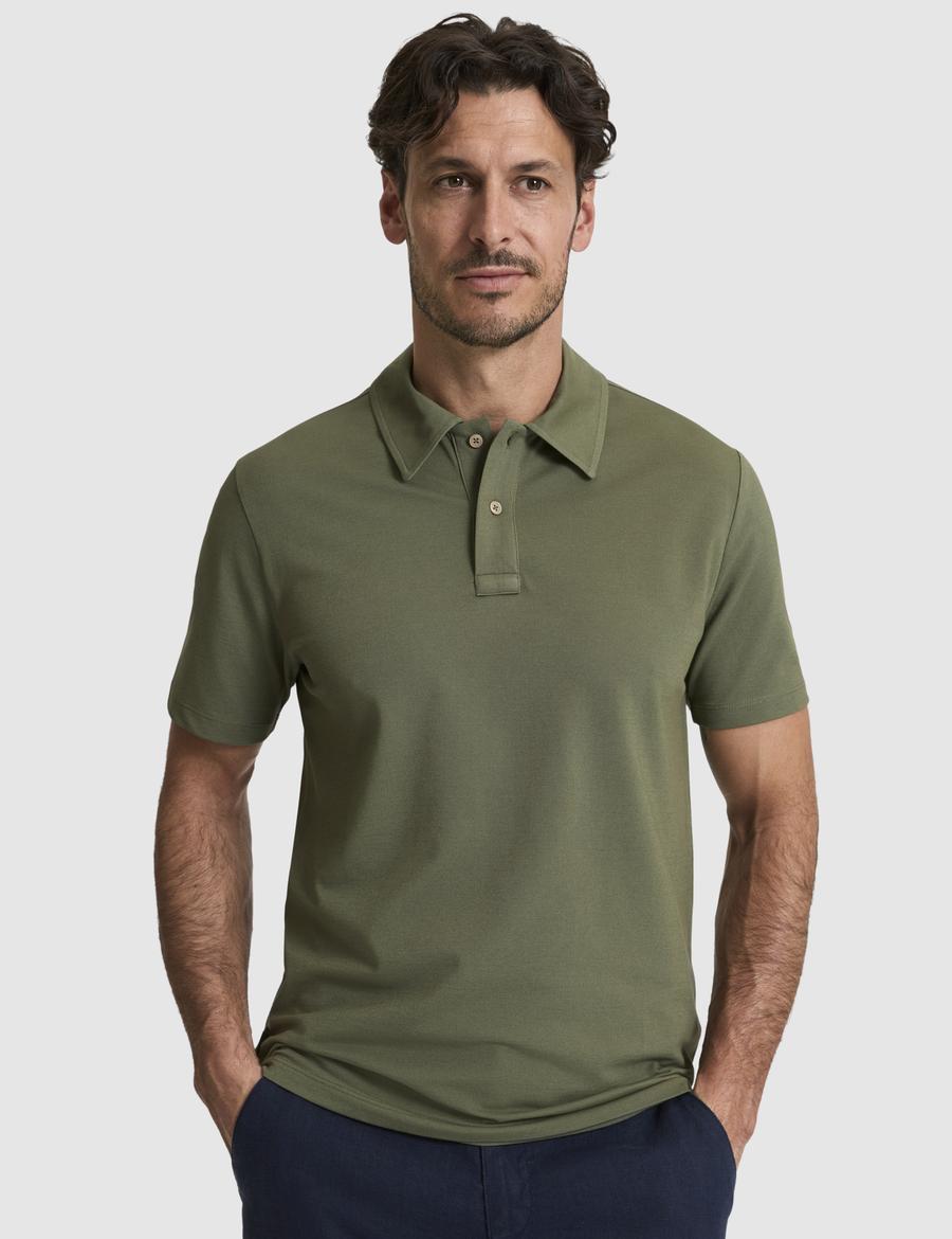 Haki Regular Fit Polo Yaka Tişört
