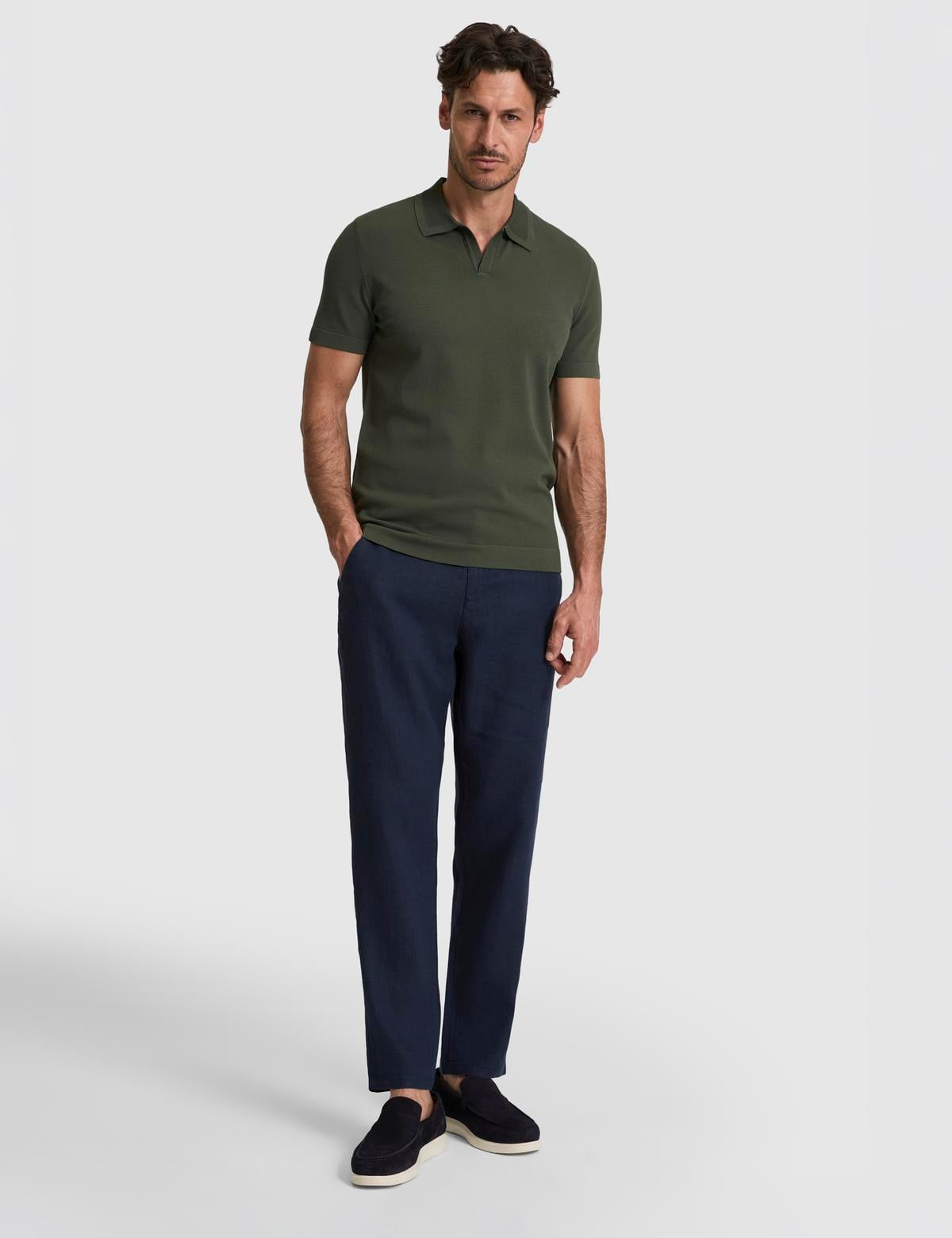 Haki Slim Fit Kazak - 50324073016