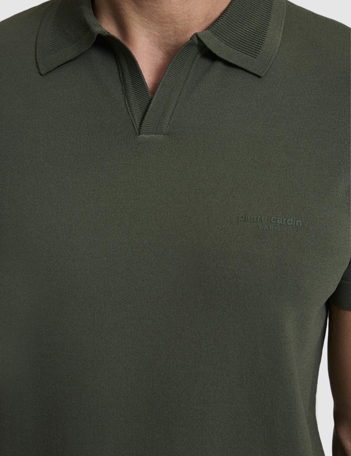 Haki Slim Fit Kazak - 50324073016