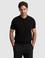 Siyah Slim Fit Polo Yaka Düğmeli Triko Tişört