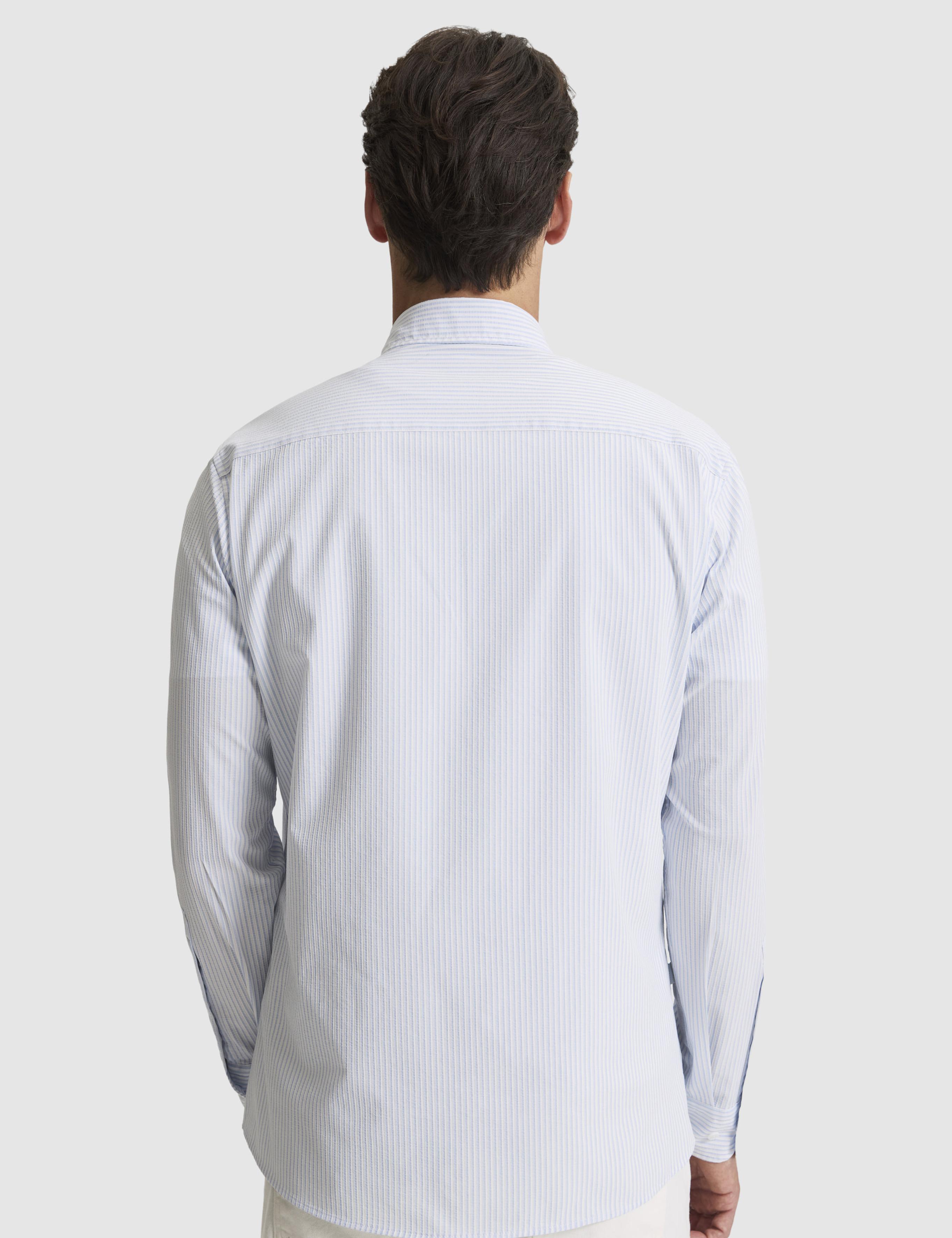 Açık Mavi Slim Fit Uzun Kollu Gömlek
