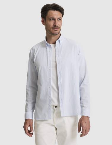 Açık Mavi Slim Fit Uzun Kollu Gömlek