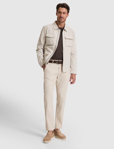 Bej Straight Fit Kanvas Pantolon - 50320840064