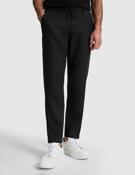 Siyah Carrot Fit Kanvas Pantolon - 50320846184