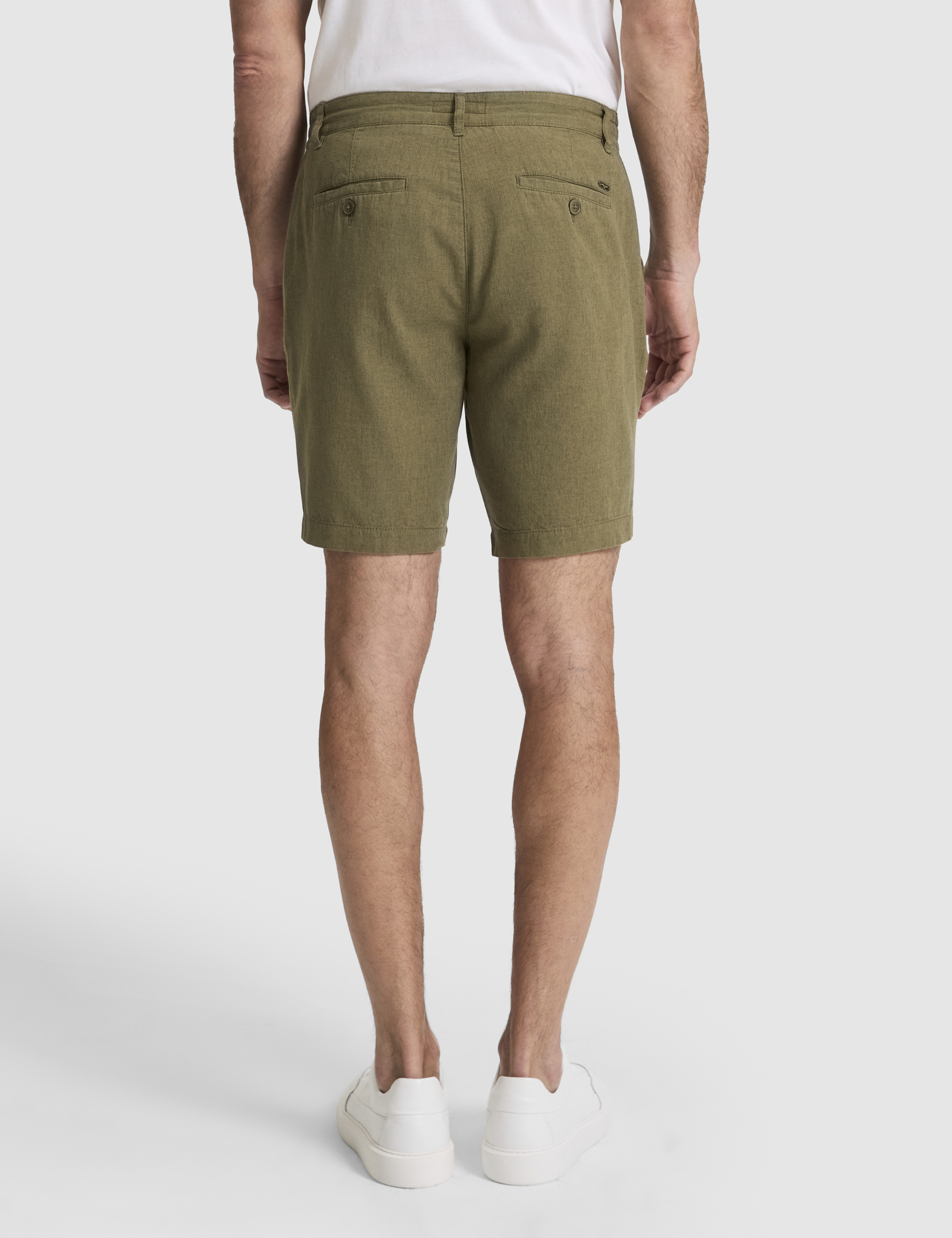 Haki Slim Fit Dokuma Şort - 50327883002