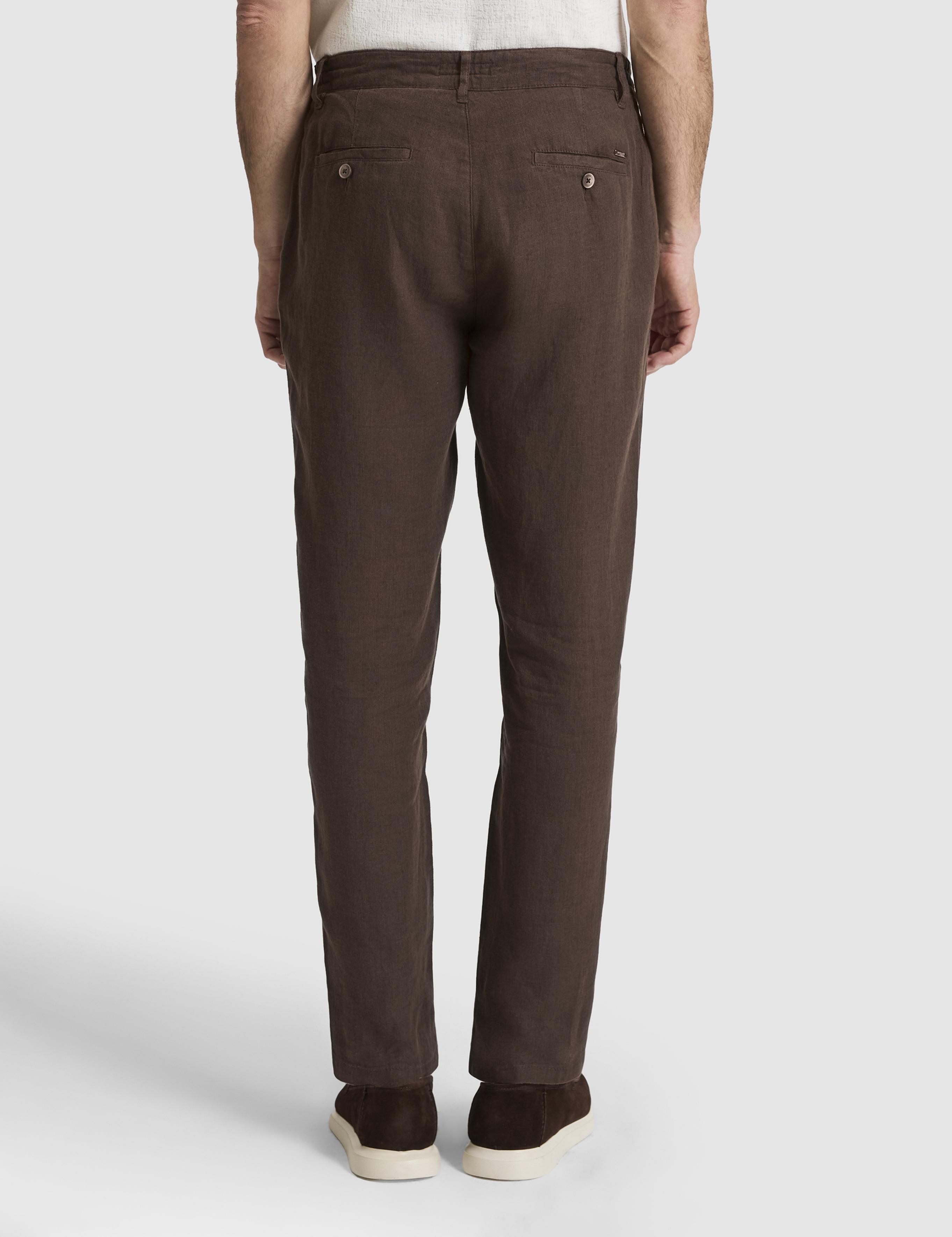 Koyu Kahverengi Carrot Fit Kanvas Pantolon