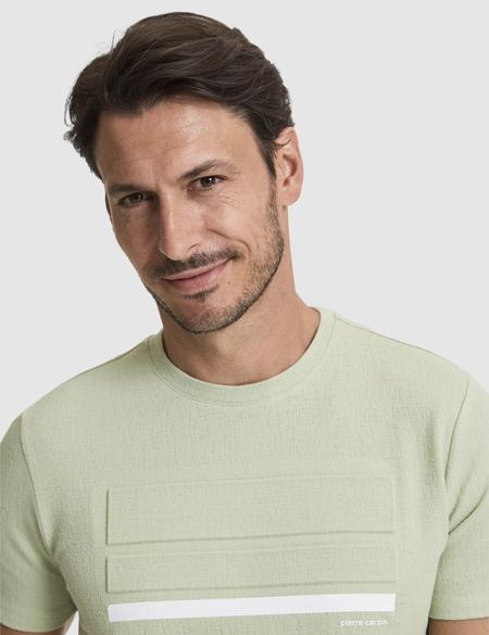 Çağla Slim Fit  Bisiklet Yaka Tişört - 50327864007