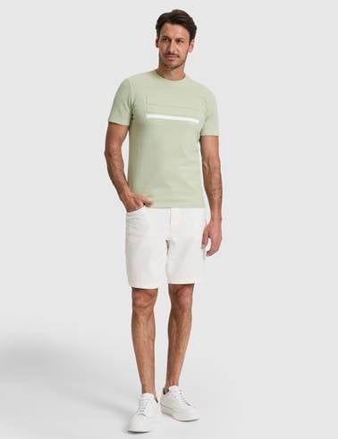 Çağla Slim Fit  Bisiklet Yaka Tişört